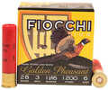 28 Gauge 3" Nickel Plated #6  1-1/16 oz 25 Rounds Fiocchi Shotgun Ammunition